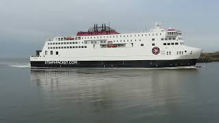 Manxman arriving at Heysham 10th October 2023 [upl. by Nednyl]