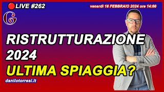 Senza PROROGA dei bonus ordinari 2024 cosa rimarrà nel 2025 oltre al Superbonus 🔴262 [upl. by Evy]