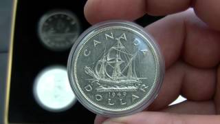 Vintage Canadian Silver dollar Collection [upl. by Prady]