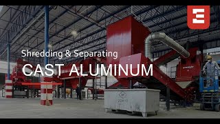 ENERPAT Scrap Metal Shredder Line recyclingmachine metalrecyclingmachine shreddingmachine [upl. by Ibot]