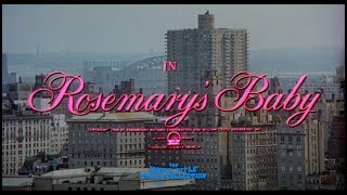 Rosemarys Baby 1968 title sequence [upl. by Robb]