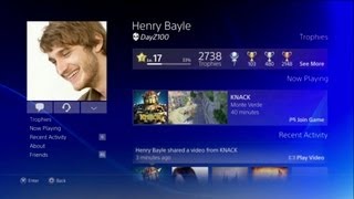 Playstation 4  User Interface Overview  PS4 UI Walkthrough [upl. by Martinelli]