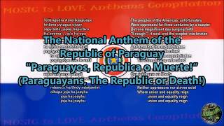 Paraguay National Anthem with music vocal and lyrics Guarani wEnglish Translation [upl. by Lukasz]