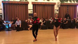 DASHA REUT amp NOEL ROJAS DANCE PROJECT PACHANGA ROUTINE THE GRANADASLA BACHATA WEEKENDER 2017 [upl. by Oijile]