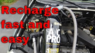 How To Recharge Your Cars AC System [upl. by Soisatsana]