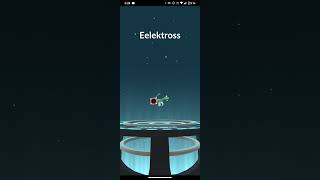 Eelektrik shiny evoluciona a Eelektross variocolor shiny [upl. by Flam958]