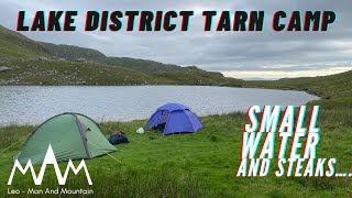 Camping with company on Small Water Lake District Tarn Wild Camp [upl. by Eceirtal]