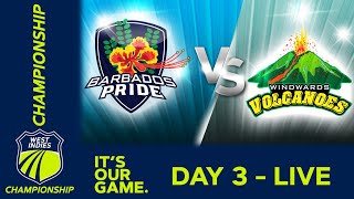 🔴 LIVE Barbados v Windward Islands  Day 3  West Indies Championship 2024  Friday 16th February [upl. by Beverlee]