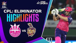 Barbados Royals beat out Trinbago Knight Riders by 9 wickets DLS  CPLonStar [upl. by Odnaloy]