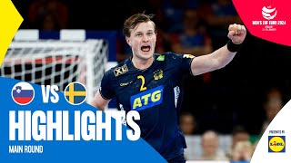 Simply UNSTOPPABLE 🤯  Slovenia vs Sweden  Highlights  EHF EURO 2024 [upl. by Suirradal]