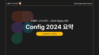 피그마2024강좌 0 인트로  config 2024 요약  UI가 바뀐다고🤣 [upl. by Tarryn]