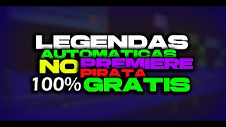 Como Adicionar Legendas Automáticas no Adobe Premiere Passo a Passo para Versões Piratas [upl. by Brigit]