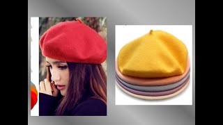 how to make beret french beret cap comment faire béret en 15minخياطةبيرية قبعة diy beret [upl. by Etnud28]