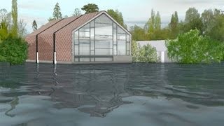 Britains first quotamphibious housequot designed to resist flooding [upl. by Valencia]