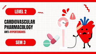 Cardiovascular Pharmacology  AntiHypertensive Drugs [upl. by Llyrrad]