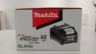 Makita ACC191B266 Battery BL4040 XGT 40V Max 40Ah makita battery 40v [upl. by Esac942]