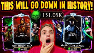 MK Mobile This is THE CRAZIEST Pack Opening Ive Ever Had This Was LEGENDARY [upl. by Ward]