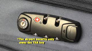 3 Steps on How to Set a TSA Combination Lock of Your Luggage [upl. by Nelleh650]