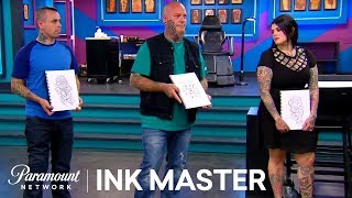 3 Canvases 9 Tattoo Design Options  Ink Master Redemption Season 4 [upl. by Fredella]