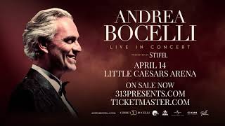 Andrea Bocelli  April 14 2024  Little Caesars Arena [upl. by Bainter]