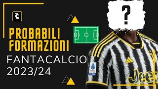 TUTTE LE PROBABILI FORMAZIONI DELLA SERIE A 2324  FANTACALCIO 2324 [upl. by Ades]