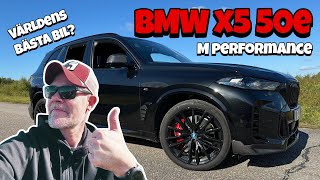 BMW X5 xDrive50e  M performance  Recension  Världens bästa bil Avsnitt 39 [upl. by Ydnil]