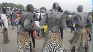 The best of Dinka Bor wrestlers Loor in Juba South Sudan [upl. by Anoli]