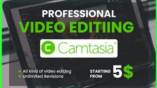 Camtasia Video Editing Tutorial  Video Editing On Mobile Phone [upl. by Bazluke]