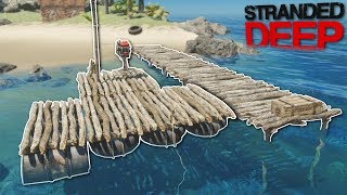 RAFT DOCK amp FISHING  Stranded Deep Gameplay  Island Survival Game [upl. by Ehcram]