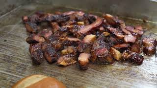 Smoked Brisket Burnt Ends amp Pieces Sandwich Recipe [upl. by Barnabas]