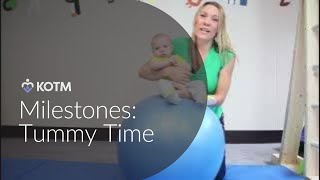 Developmental Milestones quotTummy Time With Your Babyquot  Kids On The Move  KOTMorg [upl. by Salim]