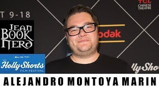 ALEJANDRO MONTOYA MARIN Interview  MONDAY  HollyShorts 2018  JeanBookNerd [upl. by Clem488]