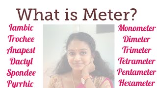 What is Meter in poetry Explanation in Malayalam Syllable [upl. by Iain391]