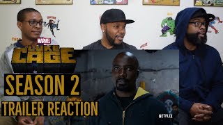 Marvels Luke Cage Season 2 Trailer Reaction [upl. by Ehsiom265]