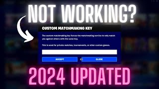 Custom Matchmaking Not Working  Heres a Fix in Chapter 5 [upl. by Elyn]