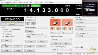 ARFCD74  Kenwood THD74 Frequency Control Program  Bluetooth [upl. by Aelegna]