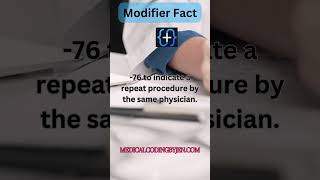 Modifier Facts education medicalcodingtutorials medicalbilling cpcexamtips cpcexam exam [upl. by Anitnegra]