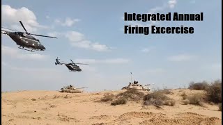 Armys Integrated Fire and Maneuver Exercise with MBTs Dhruv amp Rudra [upl. by Keeton]