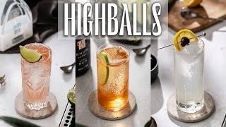 3 idées de cocktail de style highball cocktails allongés [upl. by Pollak]