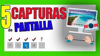 🟩𝟱 FORMAS para CAPTURAR tu PANTALLA en PC  👉🔴las MÁS EFICIENTES❗❗❗ [upl. by Tacye282]