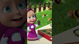 Even bees love chocolate 💖🍫 Wellbeeing MashaAndTheBear Shorts cartoonforkids kids [upl. by Johnnie954]