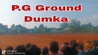 PG football tournament Dumka 2024 new football tournament viralshorts shorts [upl. by Zaid]