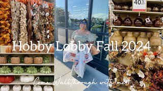 ✨NEW✨Hobby Lobby Fall 2024  40 Off SaleHome Decor  Florals  Shop with me friend🛍️ [upl. by Ysiad]