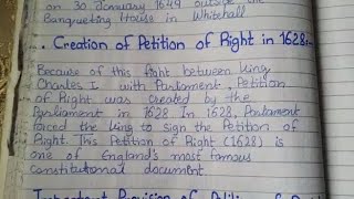 petition of right 1628 written notes [upl. by Gonzalo]