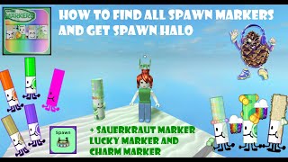 How to find all the Spawn Markers  Sauerkraut Lucky and Charm Marker quotFind The Markersquot Roblox [upl. by Chinua455]