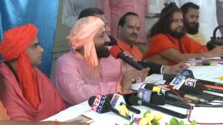 Sant Asaram ji Bapus son Narayan Sai ji at Sant Maha Sabha Press Conference [upl. by Naujaj]