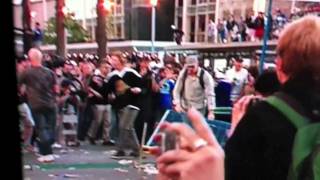 2011 Vancouver Playoff Riot shot to the nuts with tear gas or flash bag song by awolnation [upl. by Selda141]