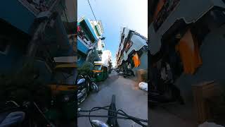 Cycling in Bangalore streets insta360insta360tutorials stravainc ​insta360 insta360x3 [upl. by Annaert]