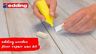 edding 8902 wooden floor repair wax kit [upl. by Adia]