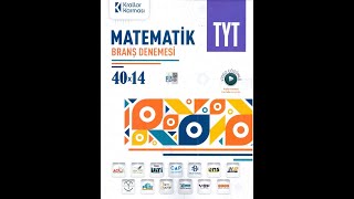 Krallar Karması TYT Matematik Branş Denemesi [upl. by Oleta802]